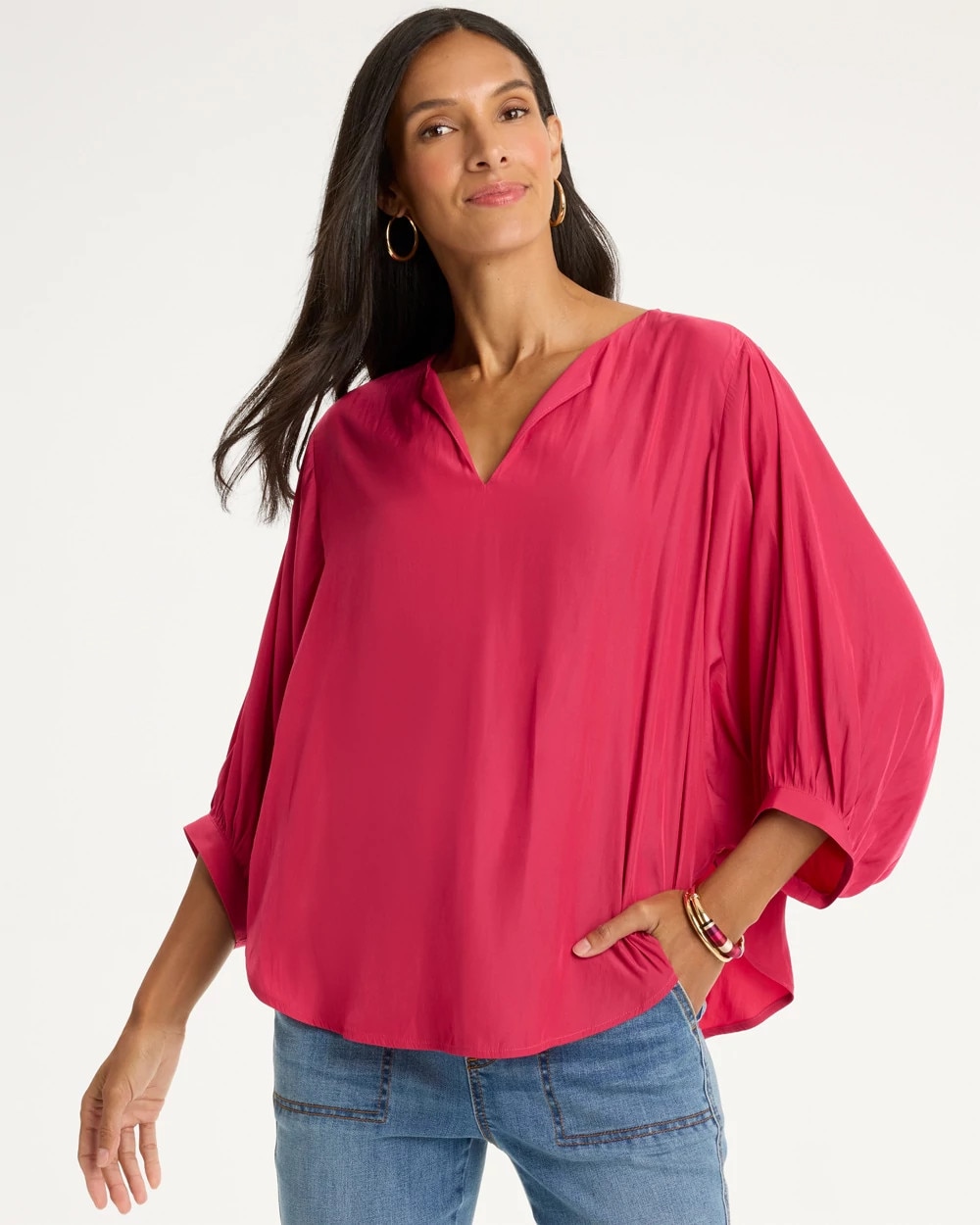 Sea Island Batwing Sleeve Blouse | Chico's